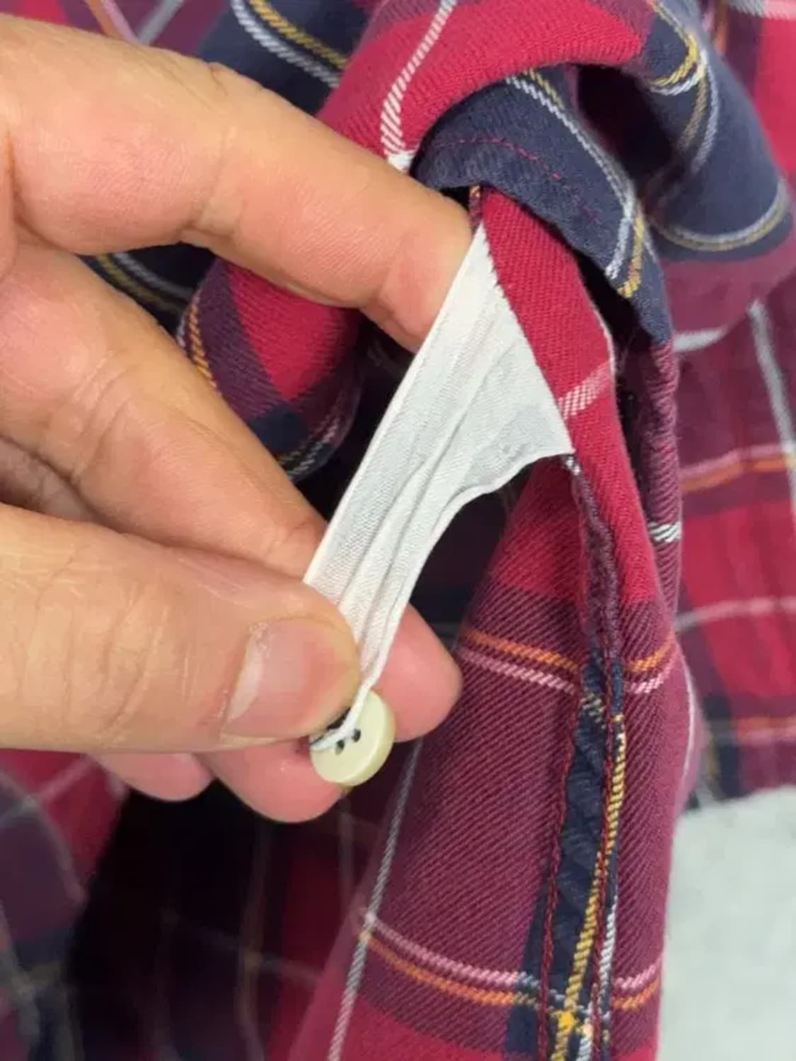 해지스 체크 레드 셔츠 L 상품이미지7