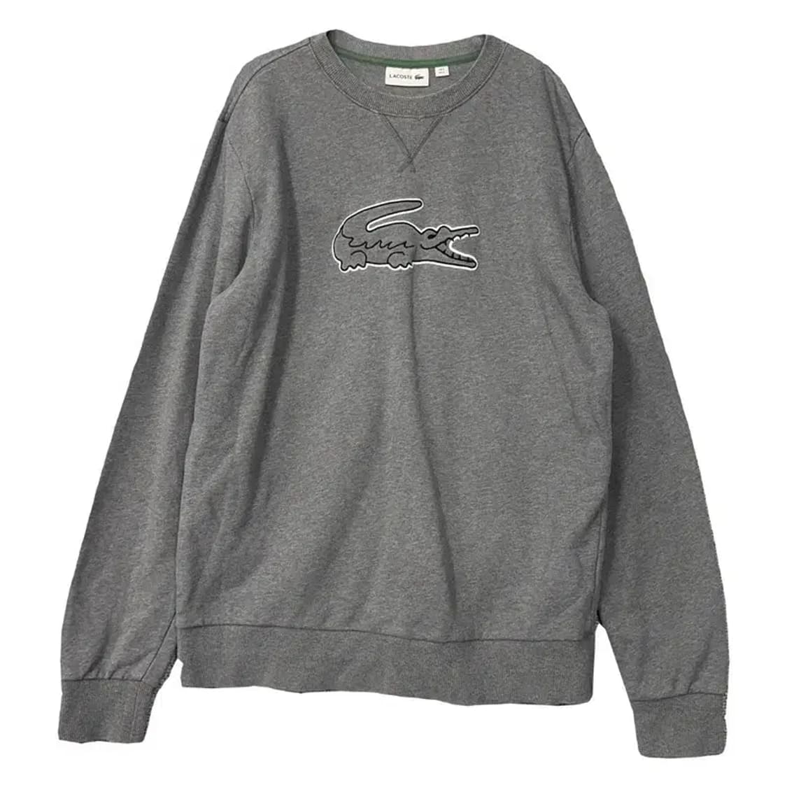 라코스테 빅로고 그레이 맨투맨 105 상품이미지1