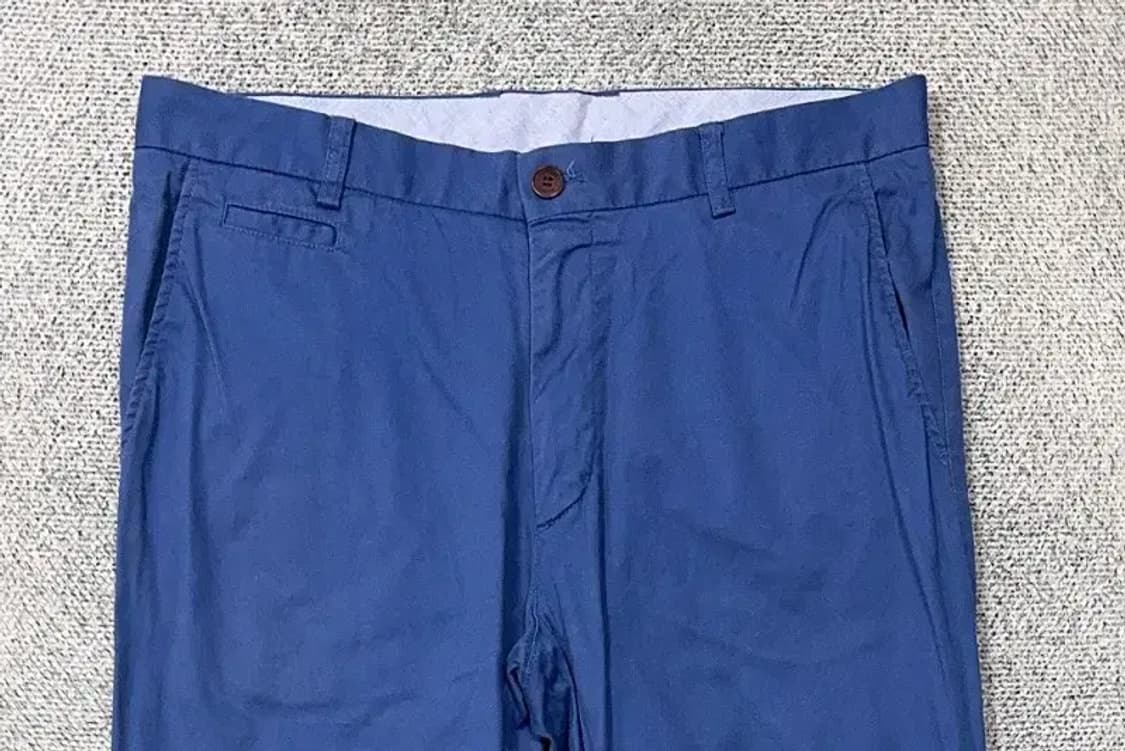 해지스 블루 남성 캐주얼 면바지 82 상품이미지3