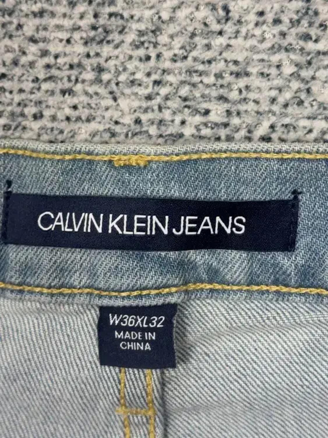[새상품]캘빈클라인 라이트 블루 청바지 36 x 32 상품이미지8