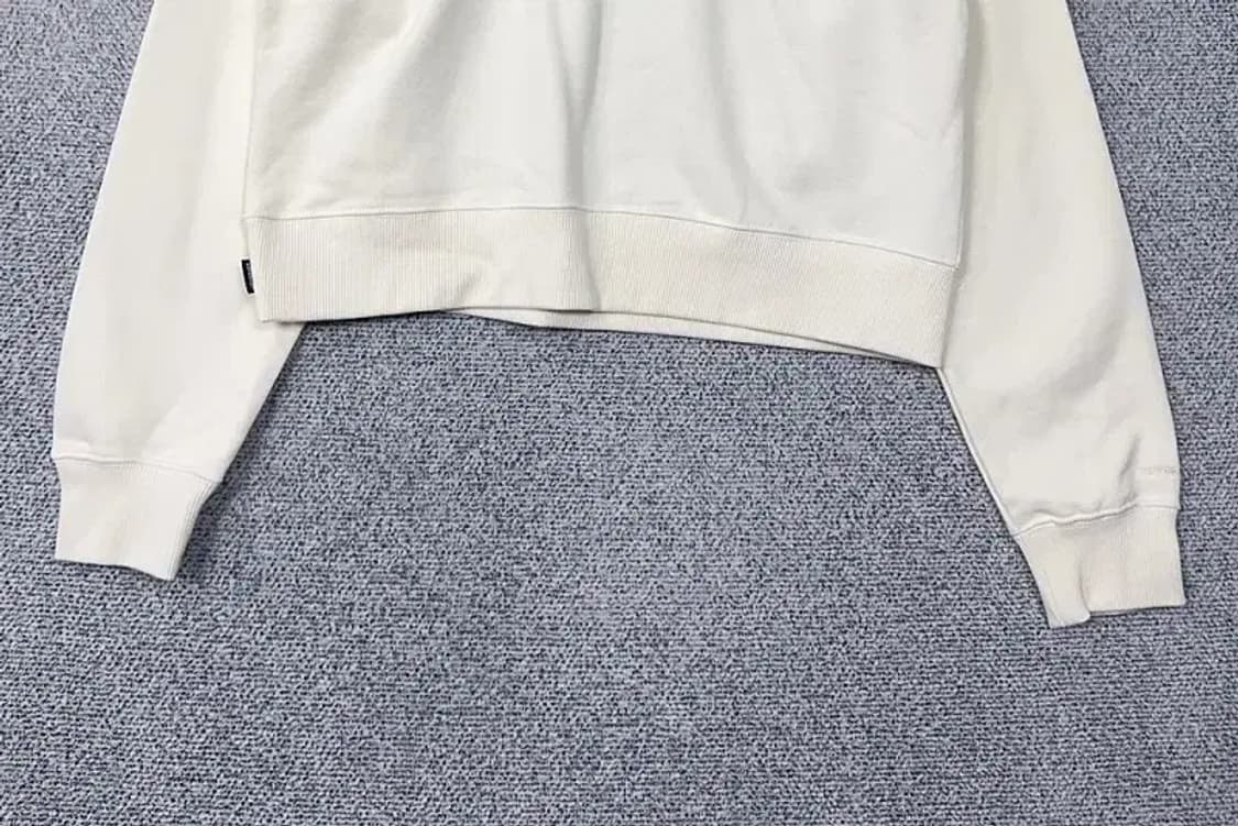 커버낫 크림 화이트 캐주얼 로고 맨투맨 WM 상품이미지4