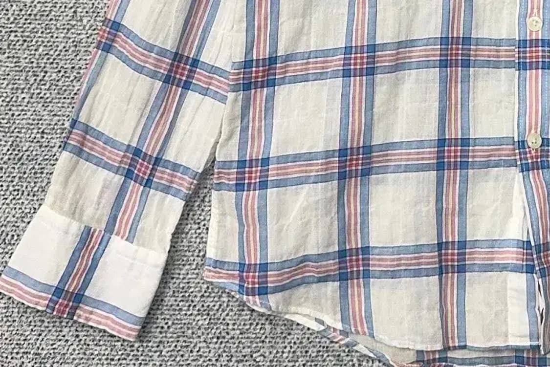 루이까스텔 체크 셔츠 100 상품이미지5