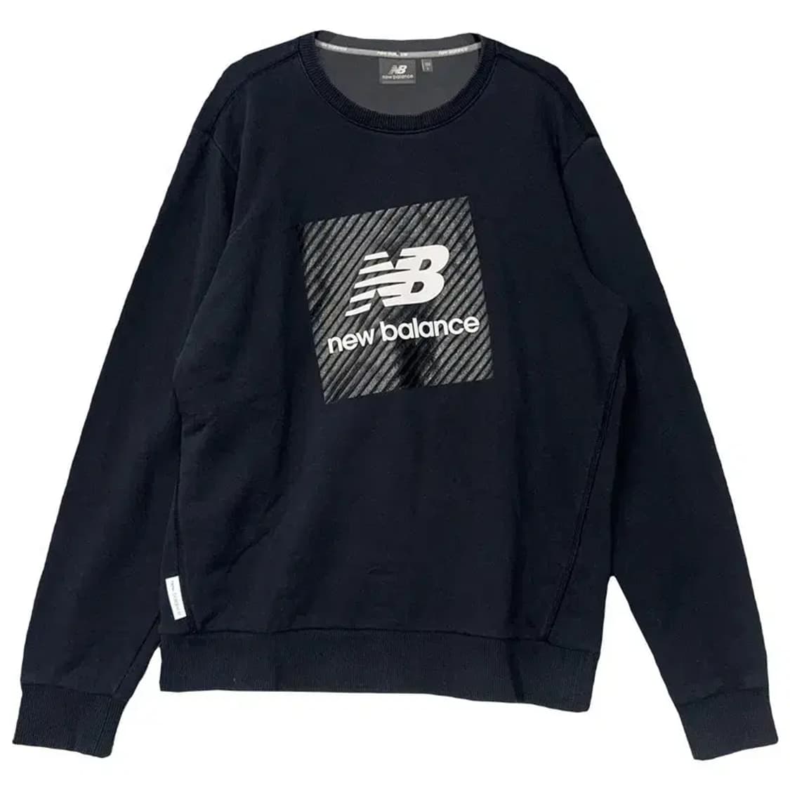 뉴발란스 프린팅 네이비 맨투맨 L 상품이미지1