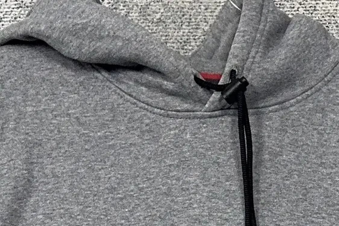 조던 라이트 그레이 로고 후드티 L 상품이미지5