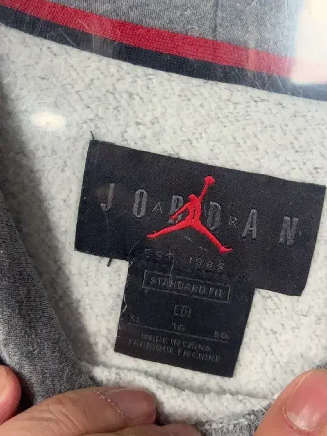 조던 라이트 그레이 로고 후드티 L 상품이미지7