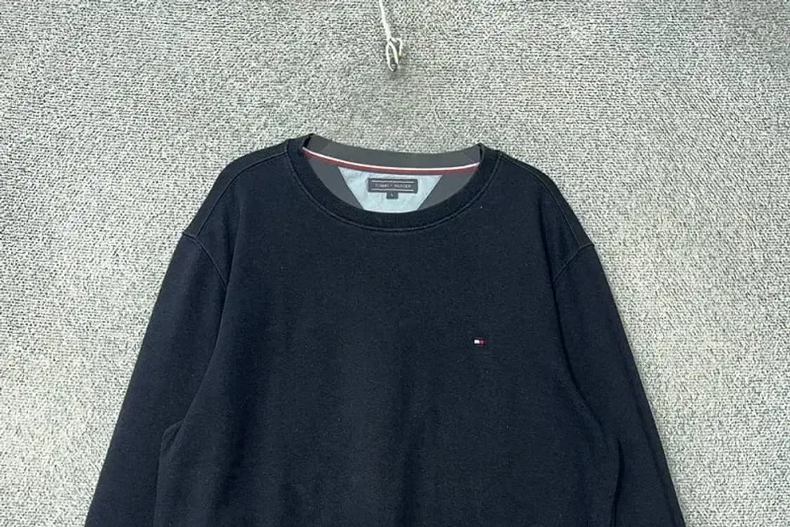 타미힐피거 네이비 로고 맨투맨 L 상품이미지3
