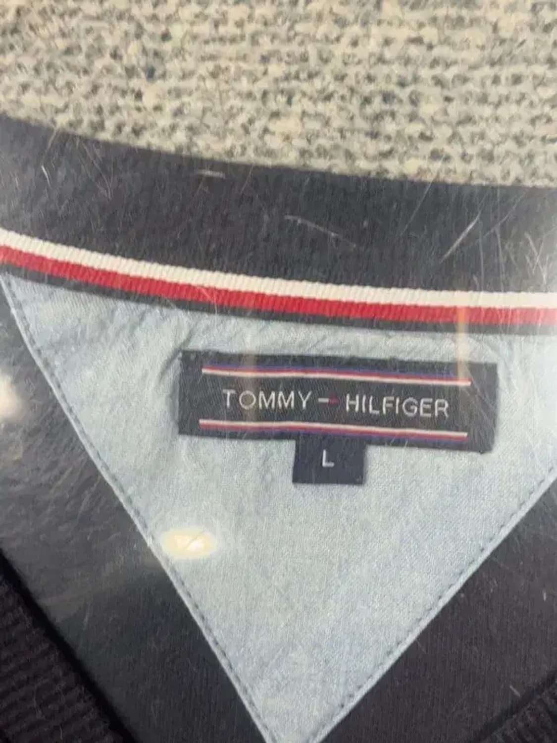 타미힐피거 네이비 로고 맨투맨 L 상품이미지7