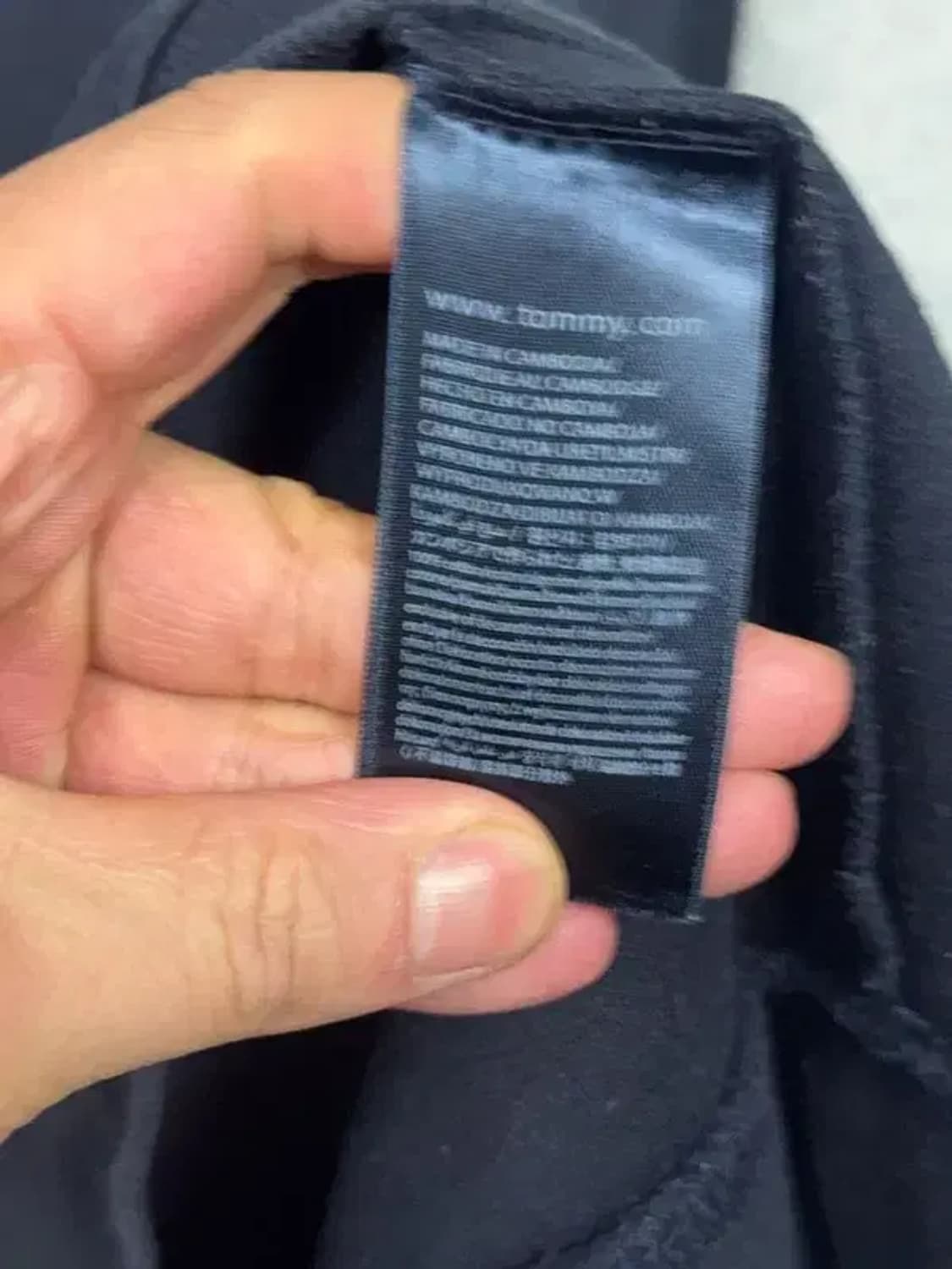 타미힐피거 네이비 로고 맨투맨 L 상품이미지8
