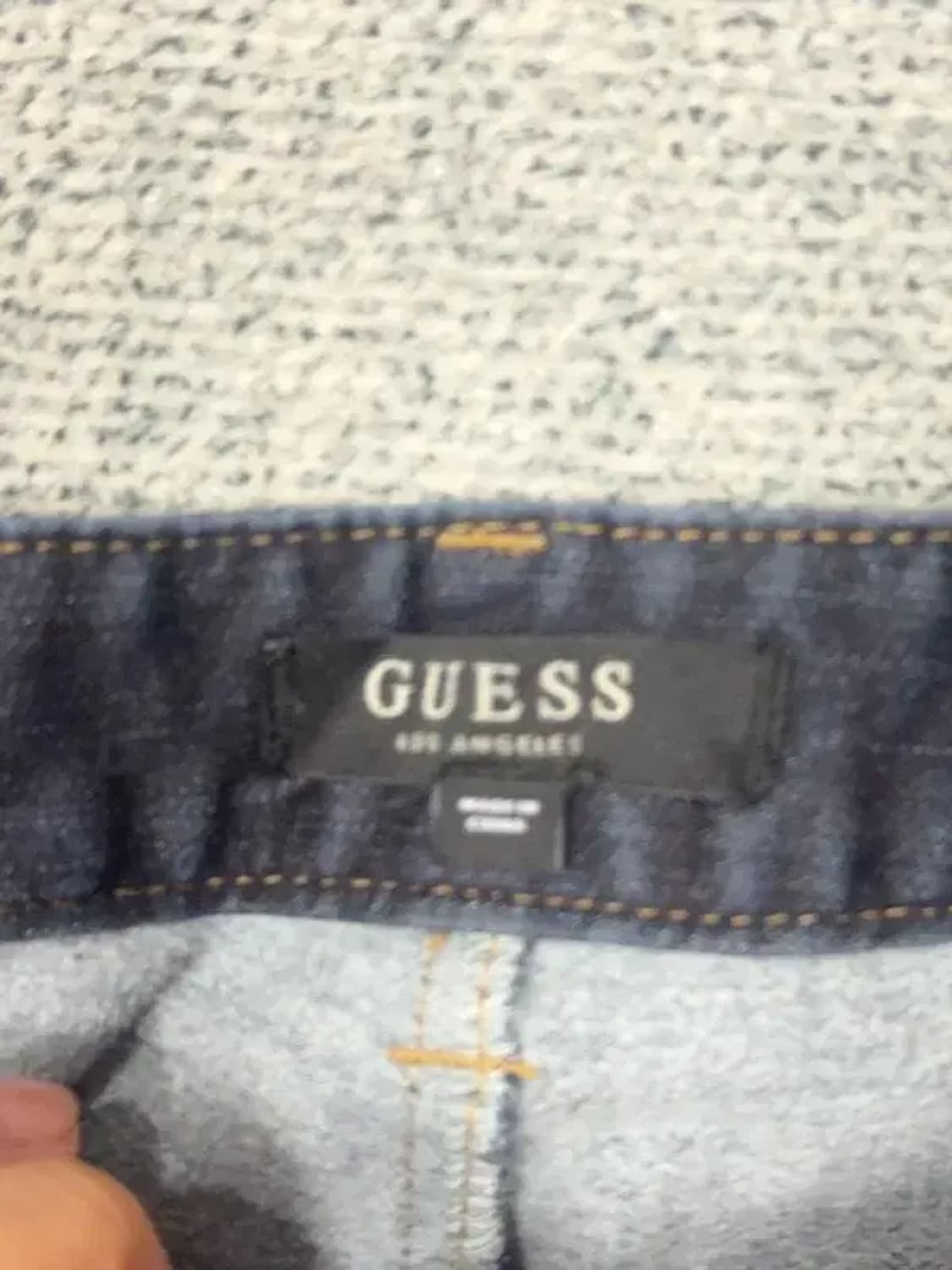 게스 삼각 로고 진청 캐주얼 청바지 76(30) 상품이미지7