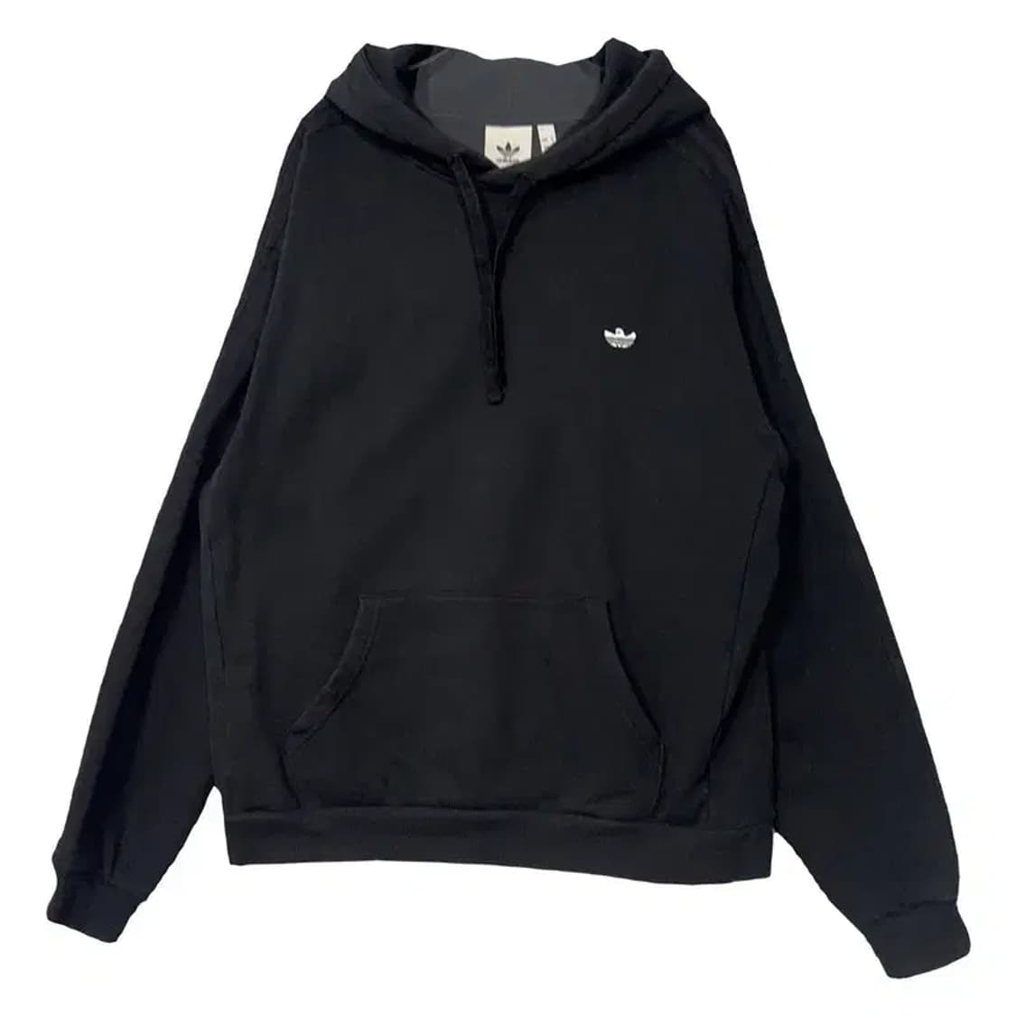 아디다스 블랙 불꽃 로고 후드티 M 상품이미지1