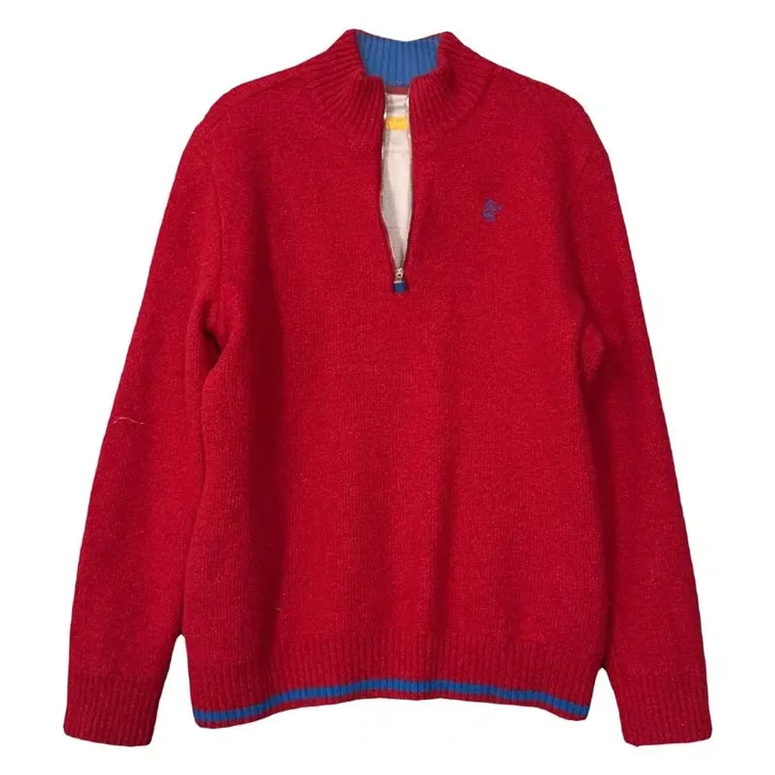 루이까스텔 레드 로고 골프 니트 100 상품이미지1