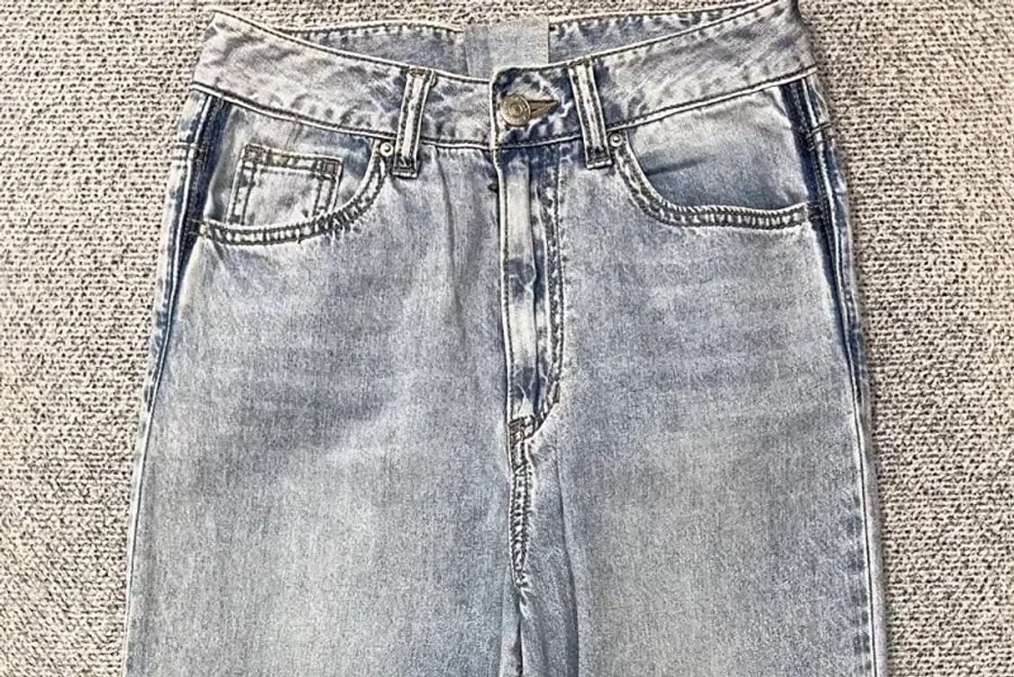 게스 연청 캐주얼 오버핏 청바지 58(24) 상품이미지3