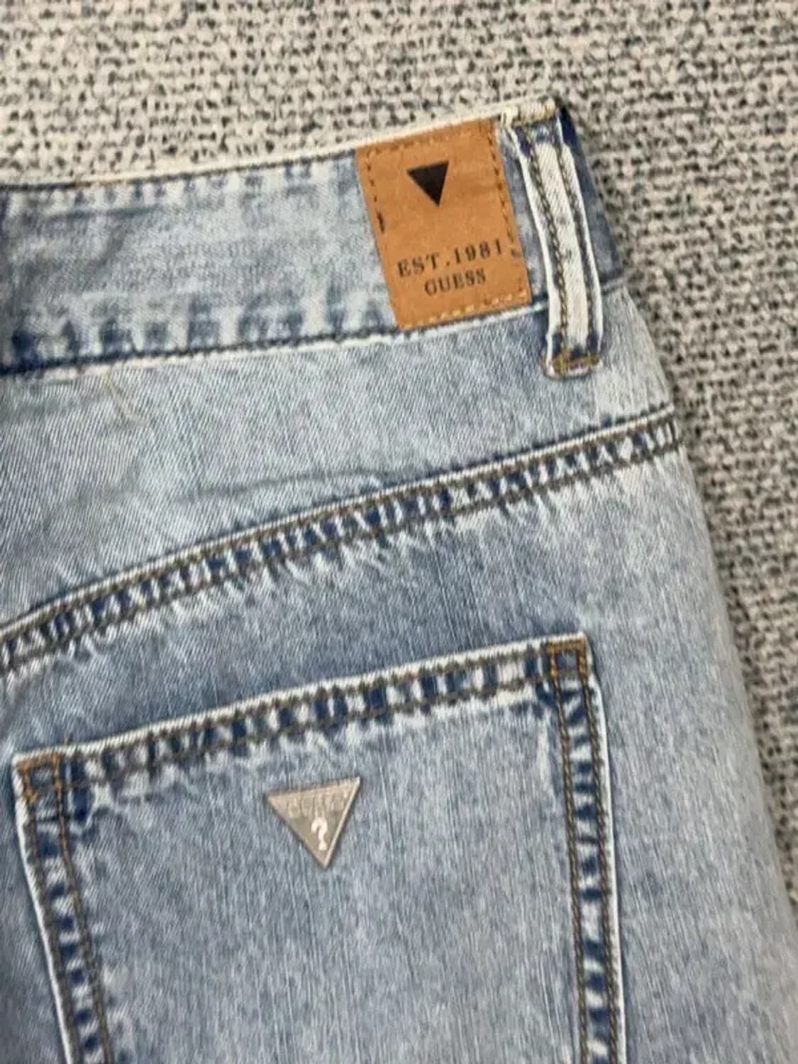 게스 연청 캐주얼 오버핏 청바지 58(24) 상품이미지6