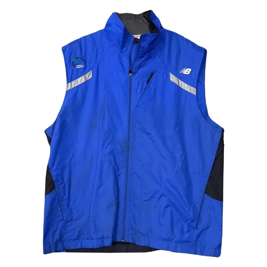 뉴발란스 블루 기능성 바람막이 조끼 110 상품이미지1