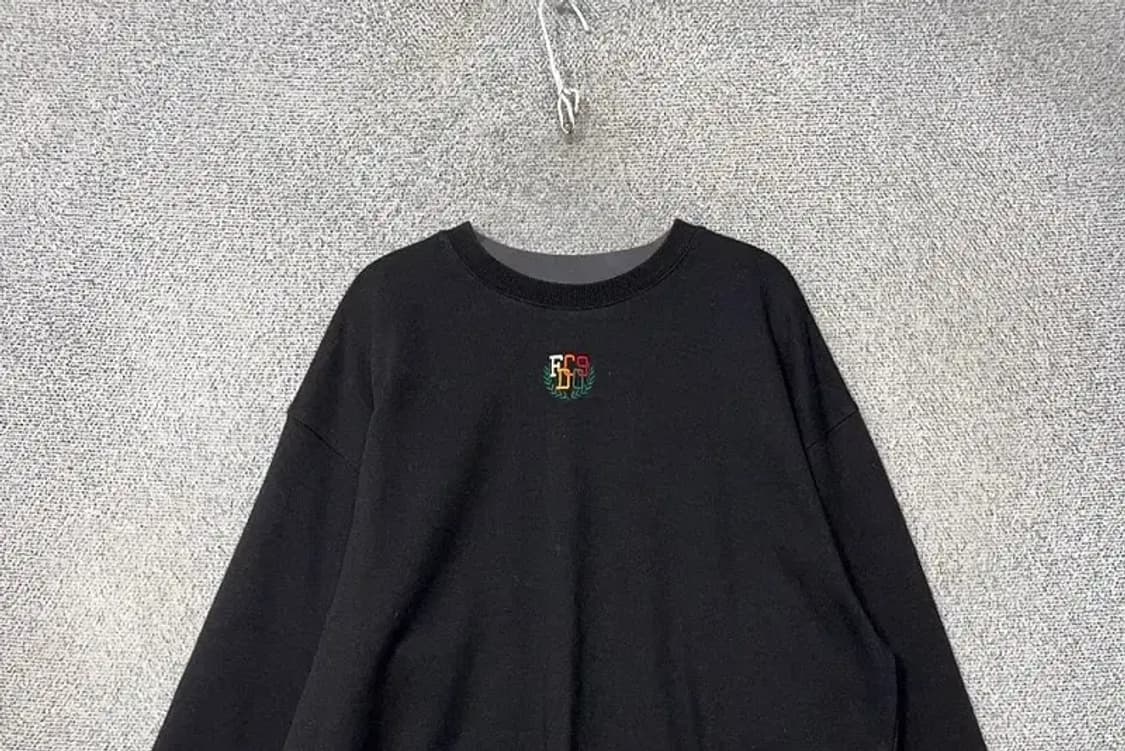 로맨틱크라운 블랙 프린팅 긴팔티 L 상품이미지3