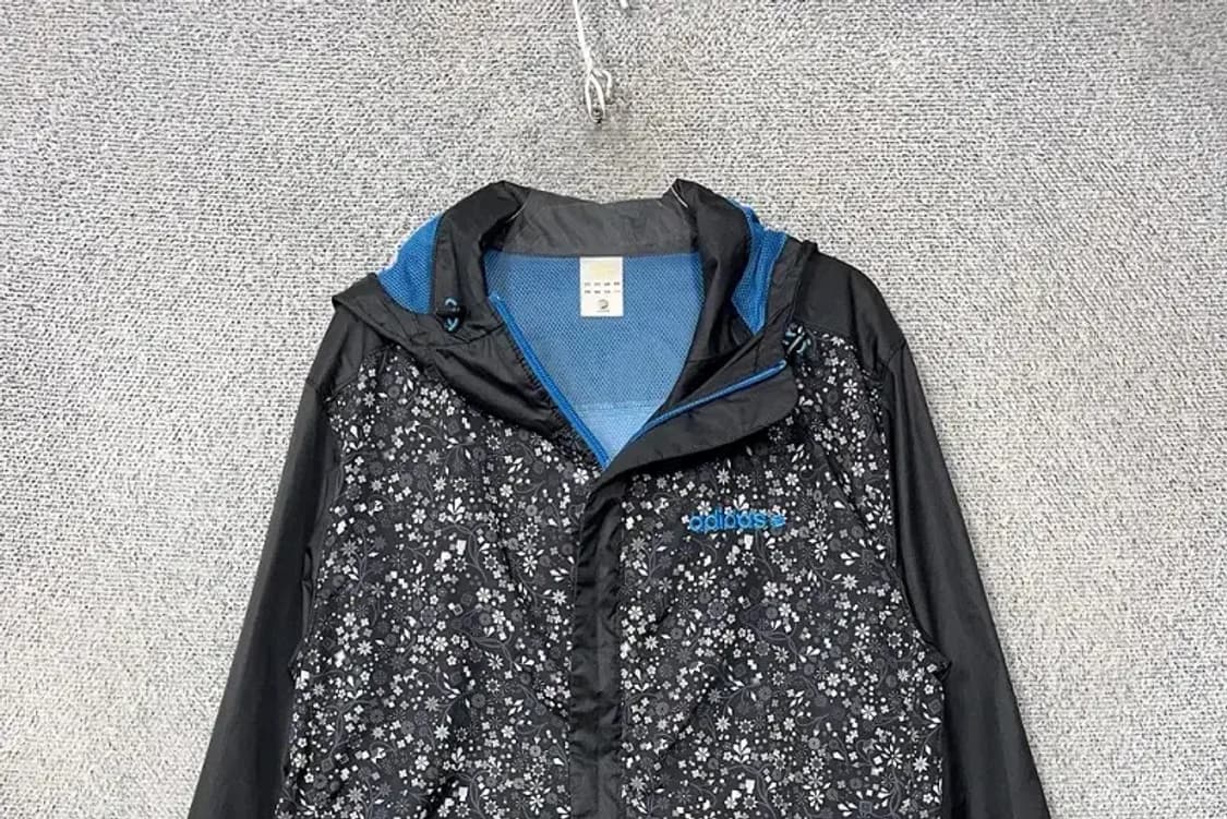 아디다스 블랙 도트 바람막이 L 상품이미지3