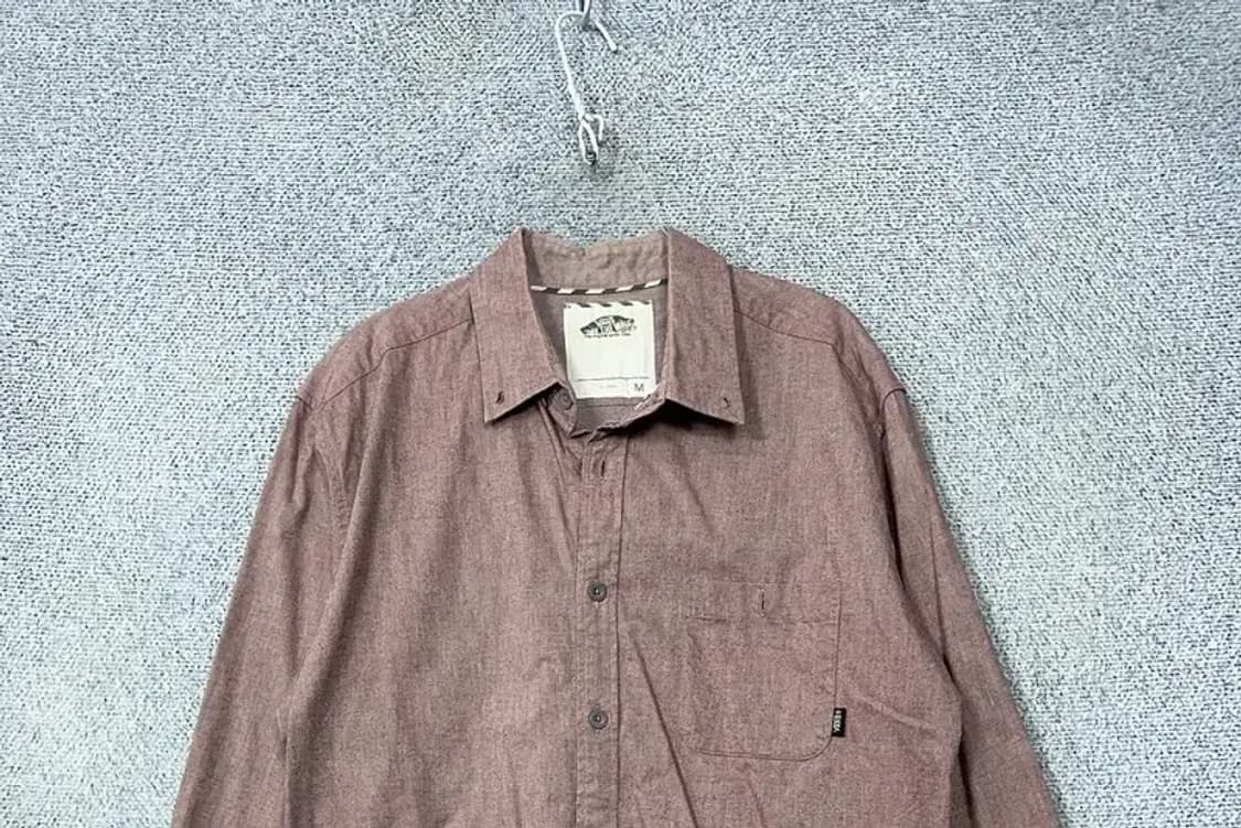 반스 브라운 빈티지 셔츠 M 상품이미지3