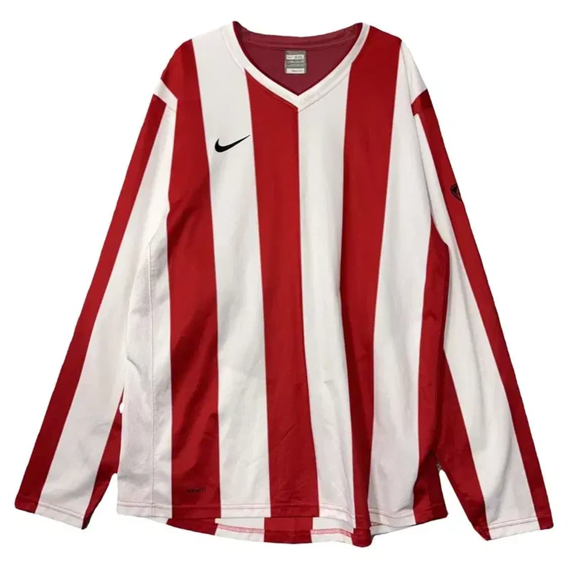 나이키 스트라이프 레드 블록코어 긴팔티 XXL 상품이미지1