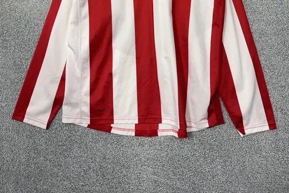 나이키 스트라이프 레드 블록코어 긴팔티 XXL 상품이미지4