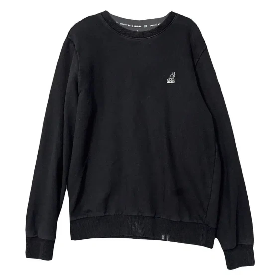 캉골 블랙 로고 맨투맨 M 상품이미지1