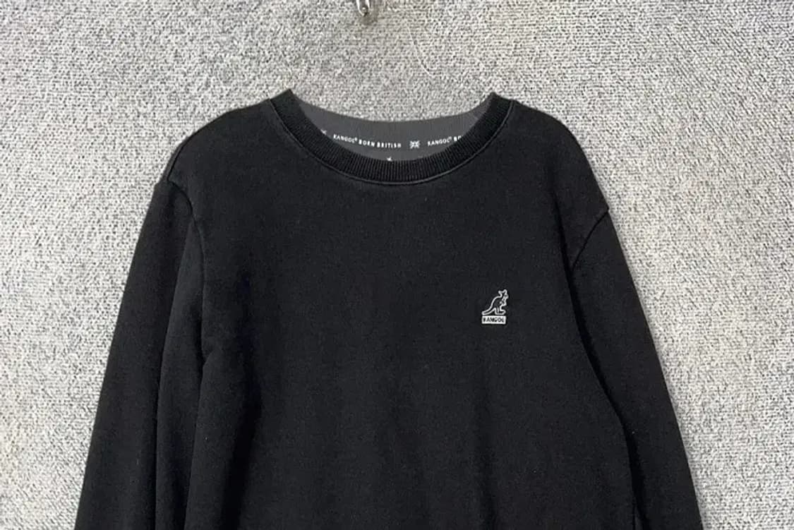 캉골 블랙 로고 맨투맨 M 상품이미지3