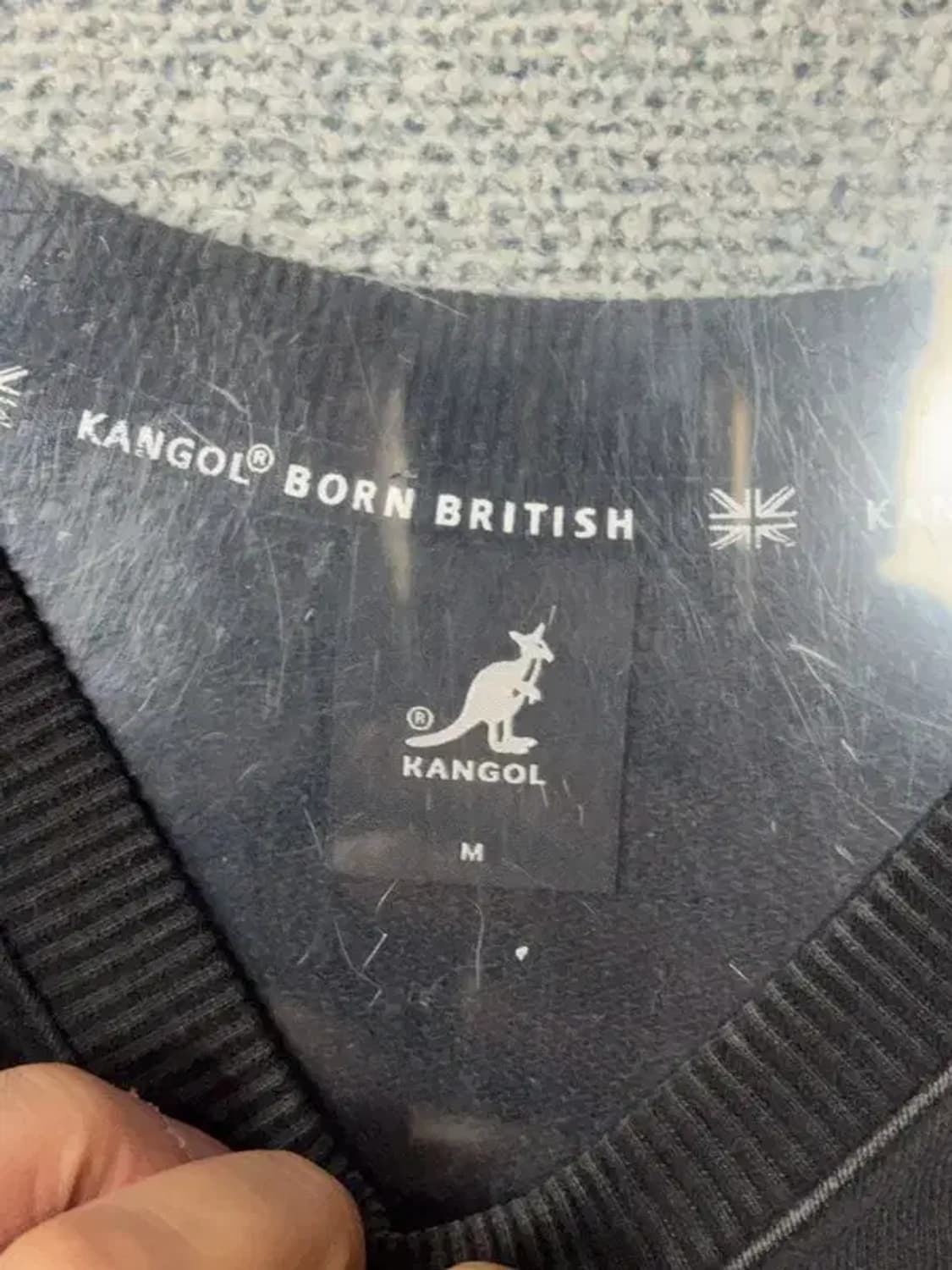 캉골 블랙 로고 맨투맨 M 상품이미지6