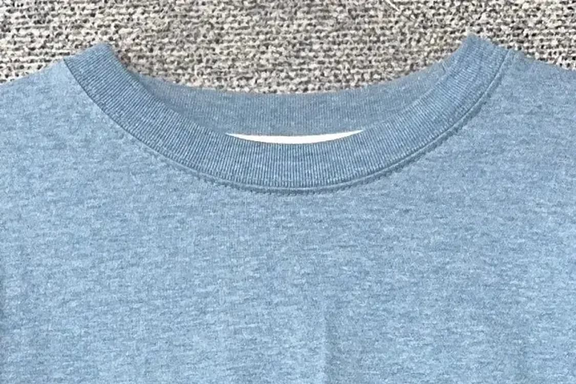 마하그리드 프린팅 라이트 블루 긴팔티 M 상품이미지5