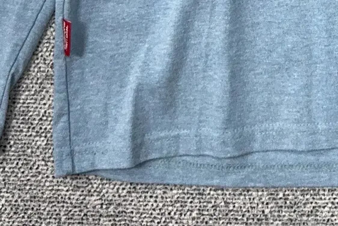 마하그리드 프린팅 라이트 블루 긴팔티 M 상품이미지6