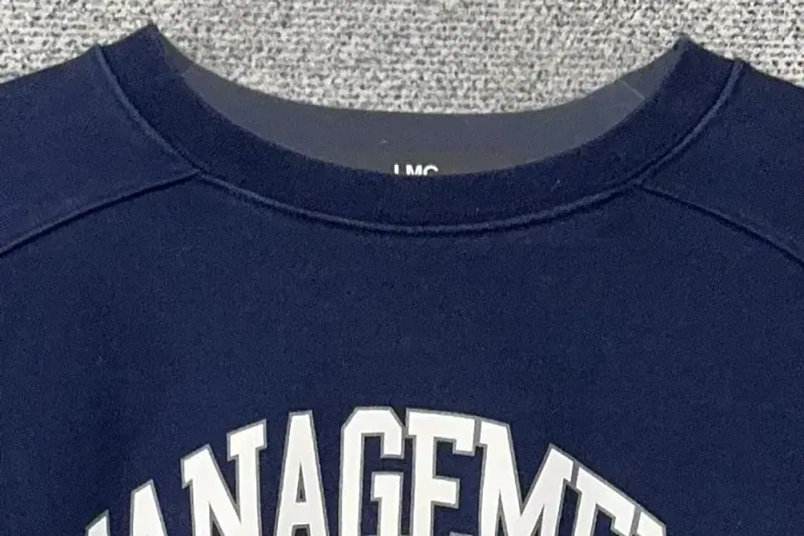 엘엠씨 프린팅 네이비 맨투맨 S 상품이미지5