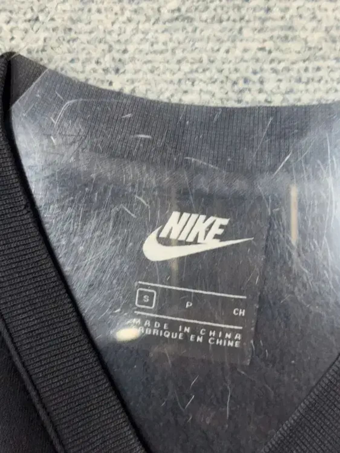 나이키 블랙 로고 맨투맨 S 상품이미지7