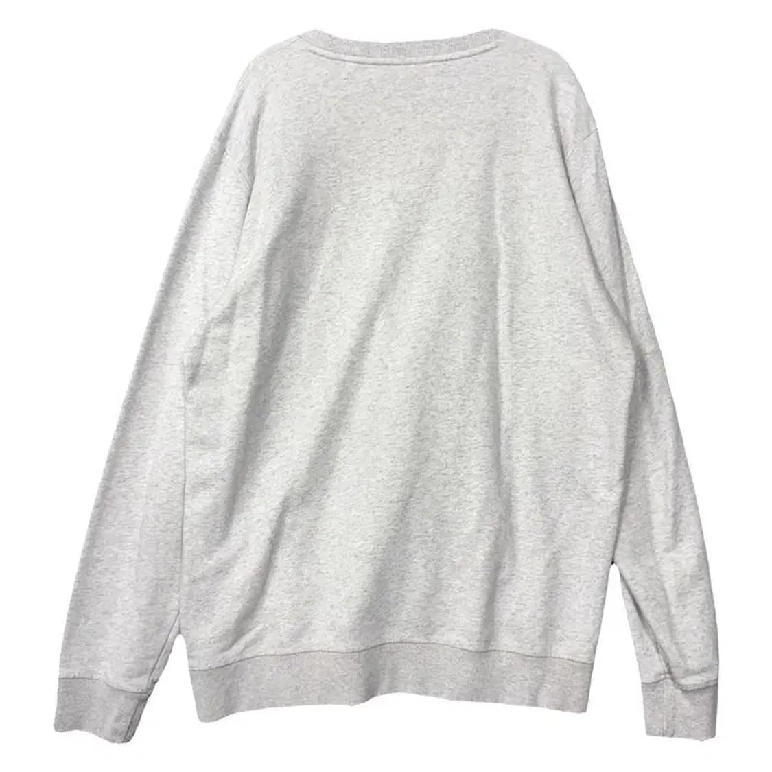 푸마 라이트 그레이 로고 맨투맨 XL 상품이미지2