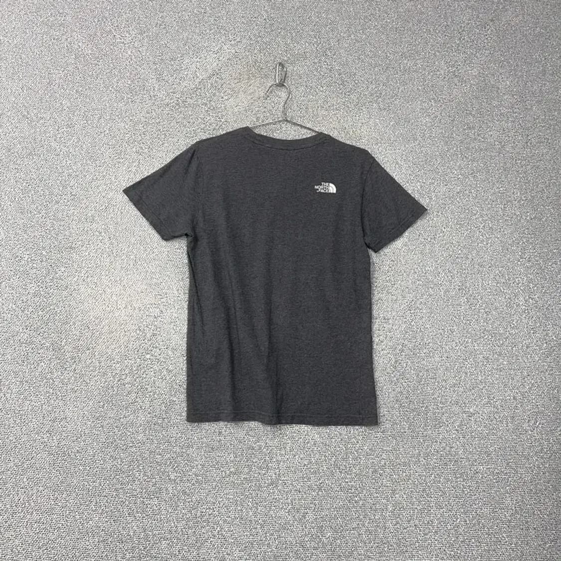 노스페이스 프린팅 그레이 반팔티 M 상품이미지2