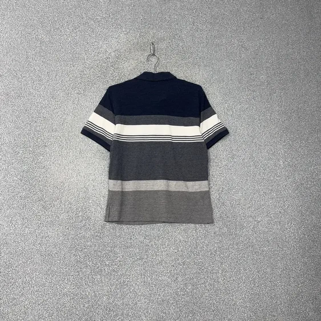 해지스 스트라이프 캐주얼 반팔 카라티 100 상품이미지2