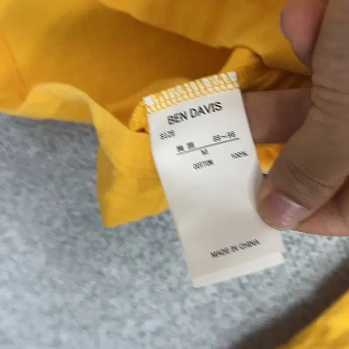 벤데이비스 빈티지 포켓 로고 슬리브 긴팔티 M 상품이미지4