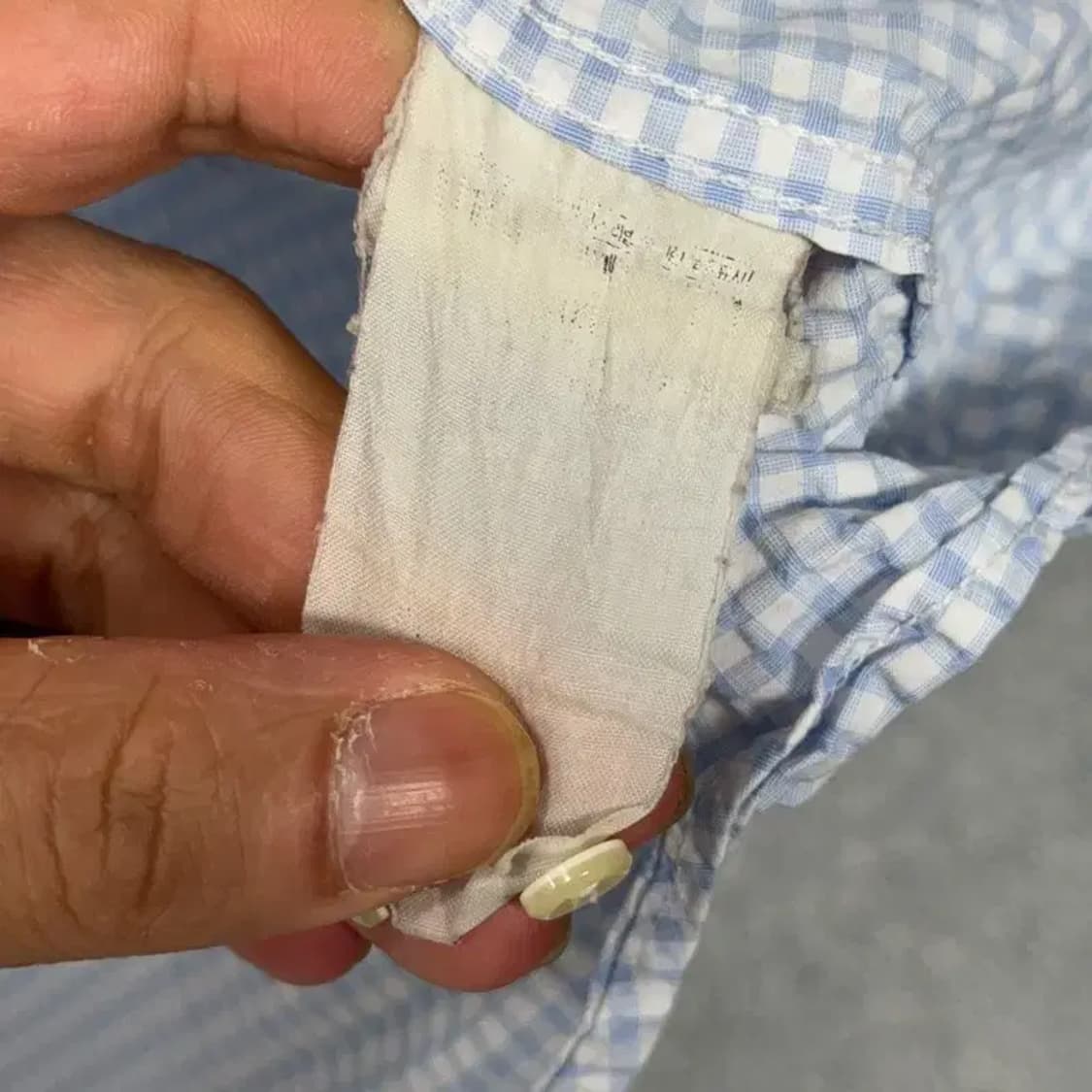 빈폴 스트라이프 로고 반팔 셔츠 105 상품이미지4