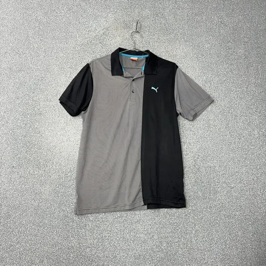 푸마 로고 기능성 반팔 카라티 M 상품이미지1