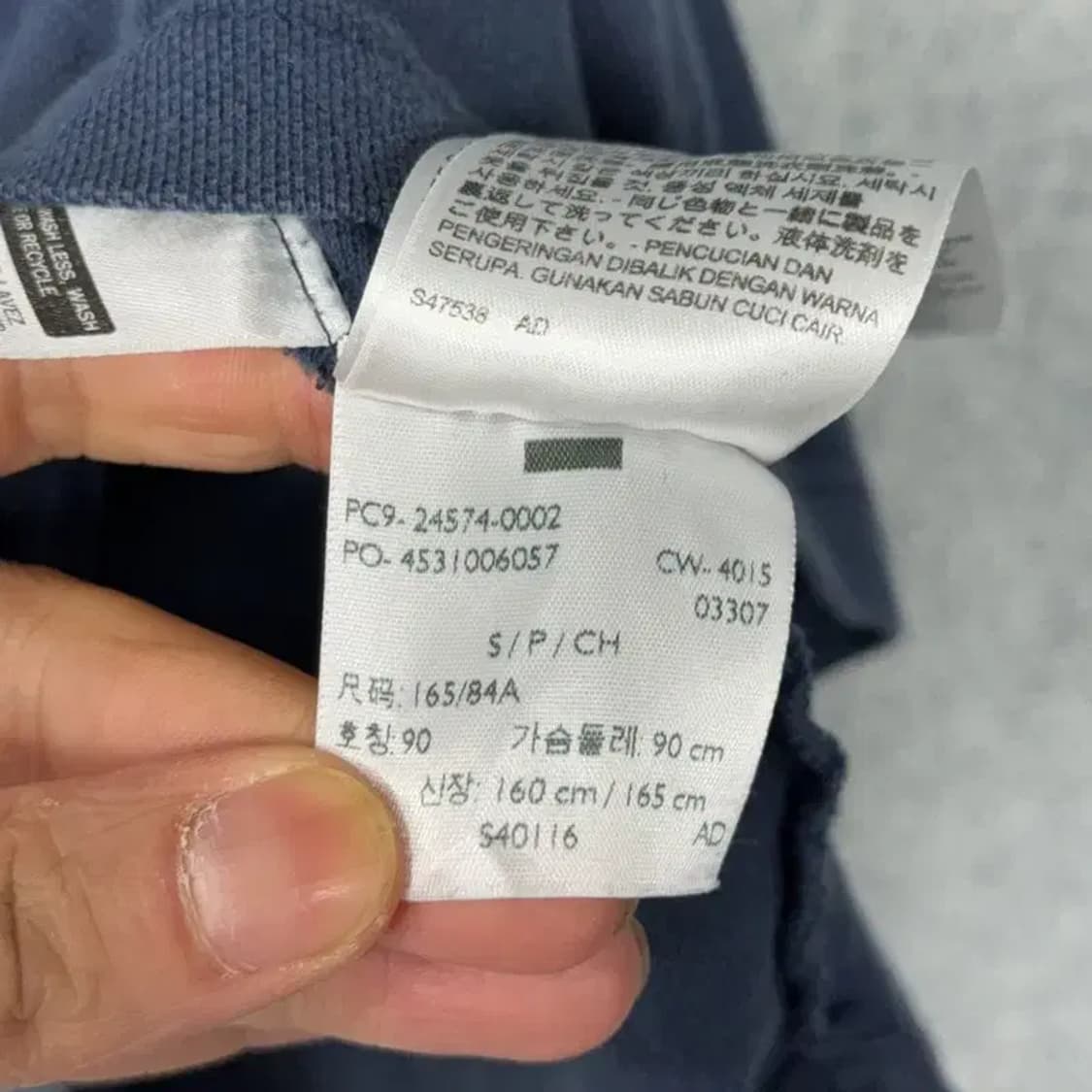 리바이스 로고 반팔 카라티 S 상품이미지4