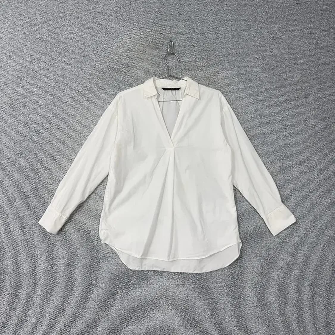 자라 화이트 셔츠 블라우스 S 상품이미지1