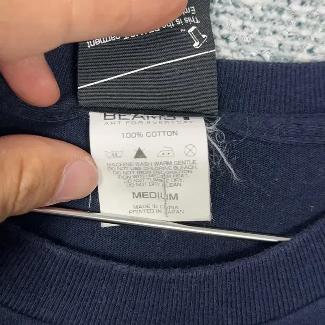 빔즈 프린팅 반팔티 M 상품이미지4