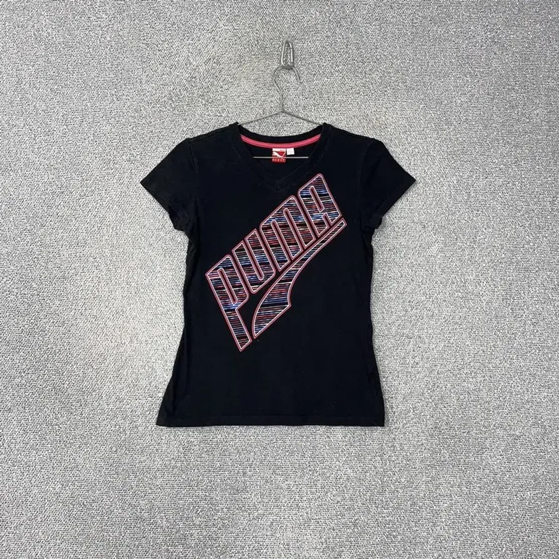 푸마 빈티지 스펠로고 숏 반팔티 XS 상품이미지1