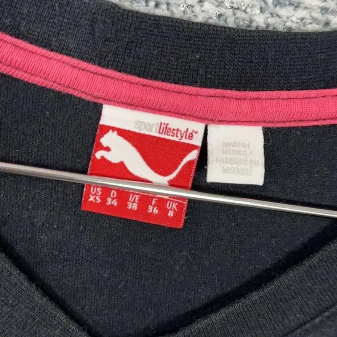 푸마 빈티지 스펠로고 숏 반팔티 XS 상품이미지3