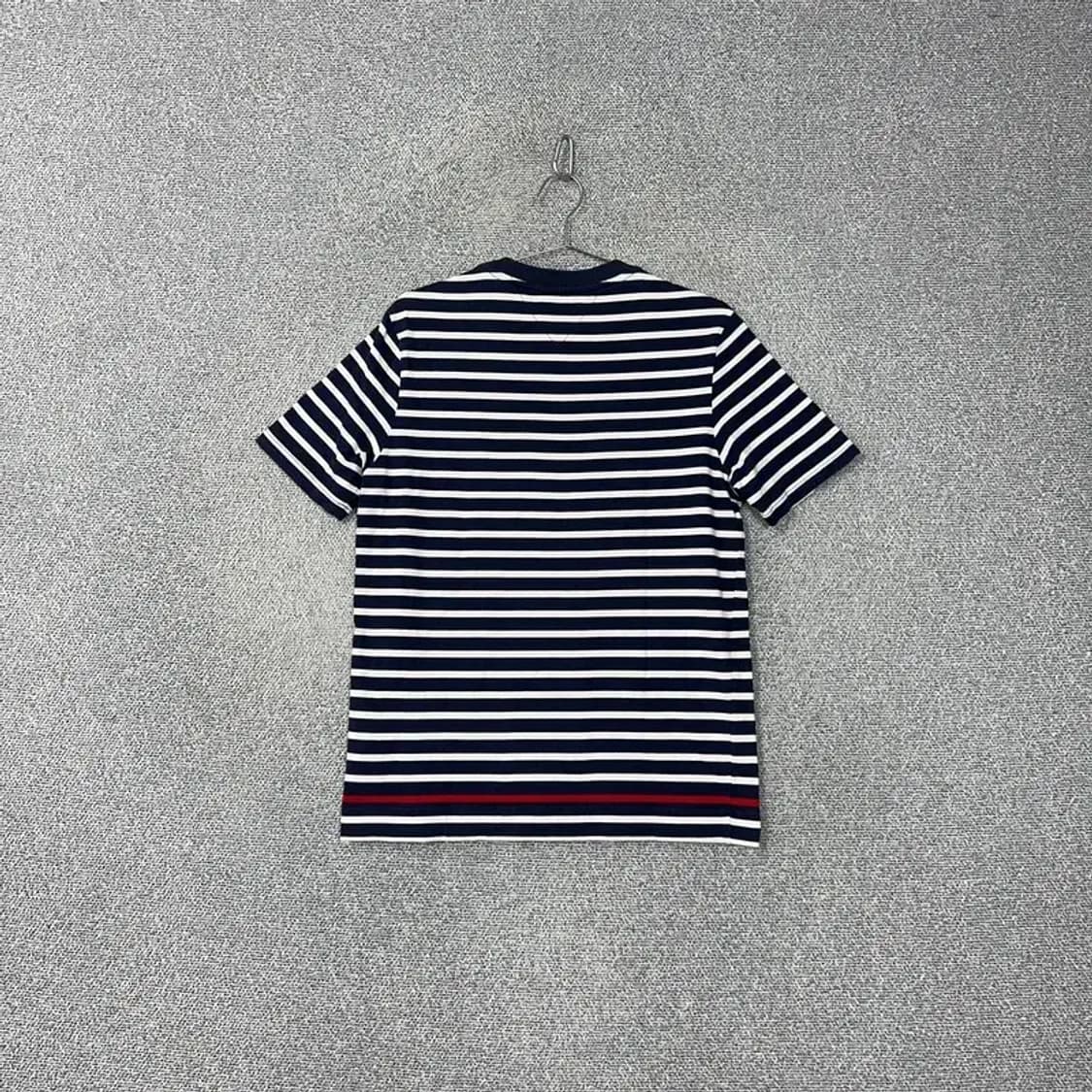 타미 진스 스트라이프 로고 반팔티 M 상품이미지2