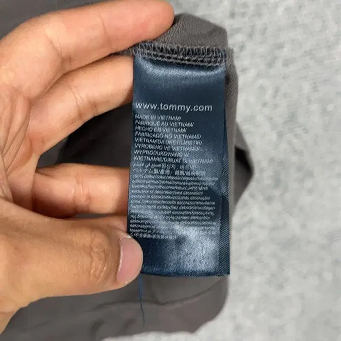 타미힐피거 빈티지 로고 반팔 카라티 L 상품이미지4