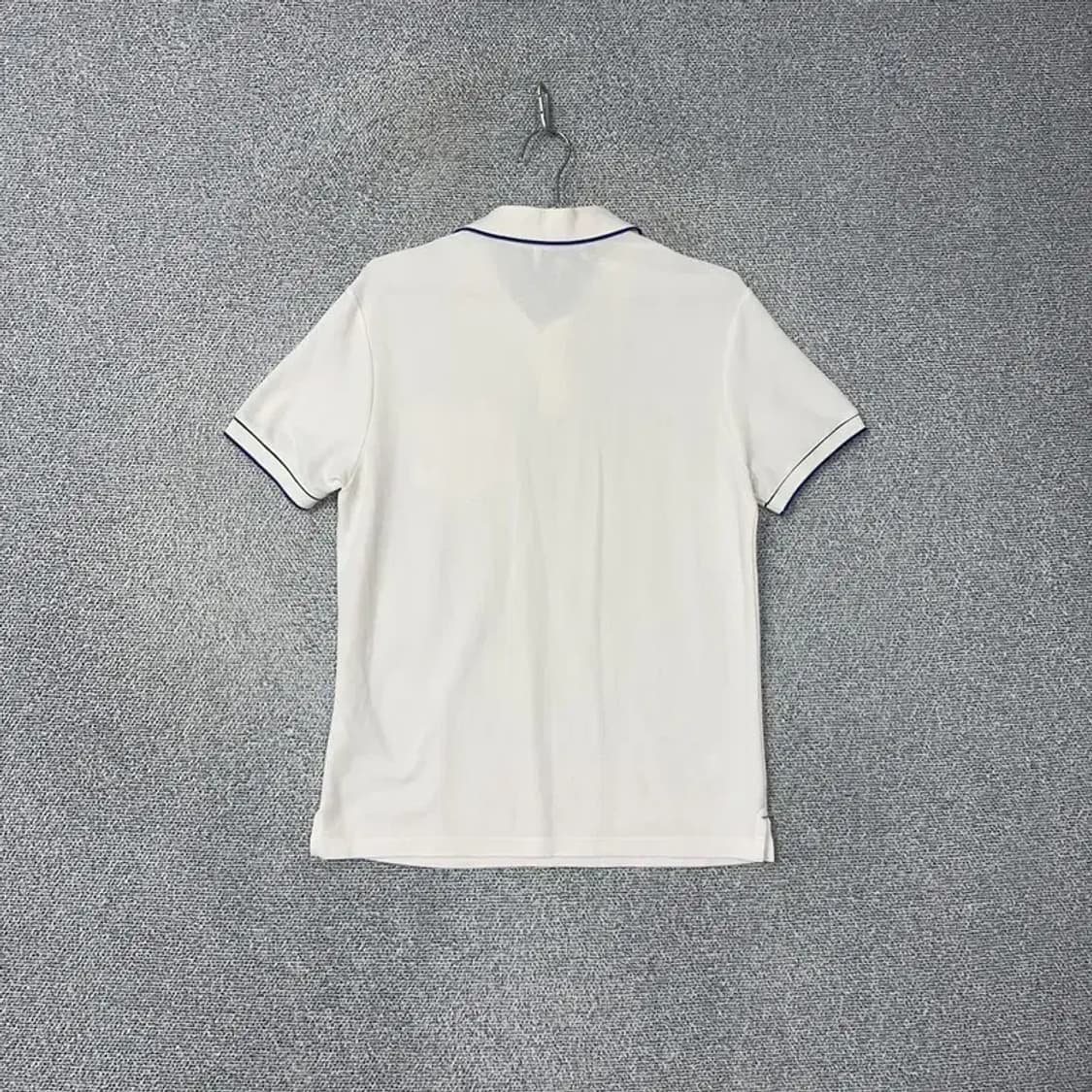 커스텀멜로우 화이트 반팔 카라티 100 상품이미지2