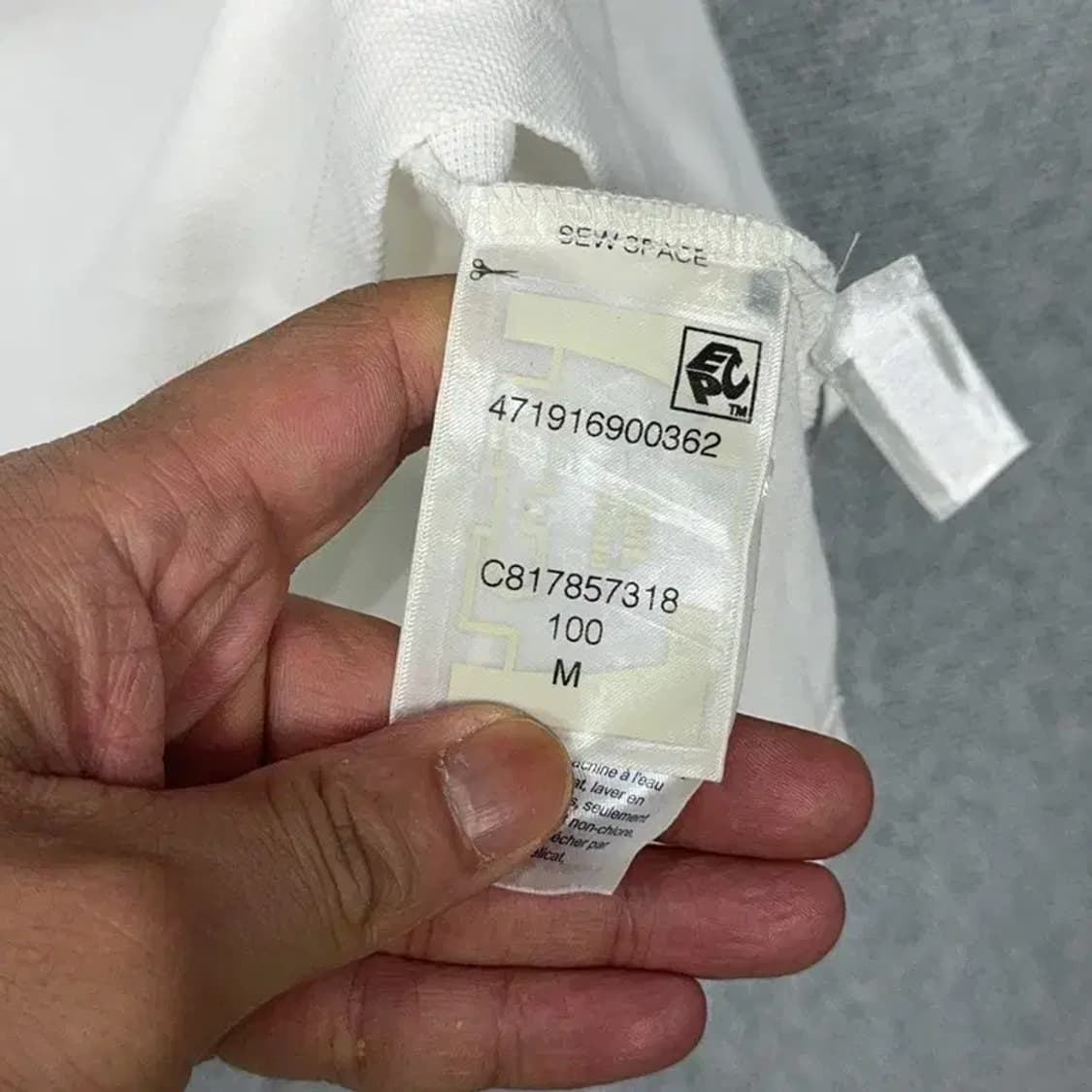 타미힐피거 화이트 반팔 카라티 M 상품이미지4