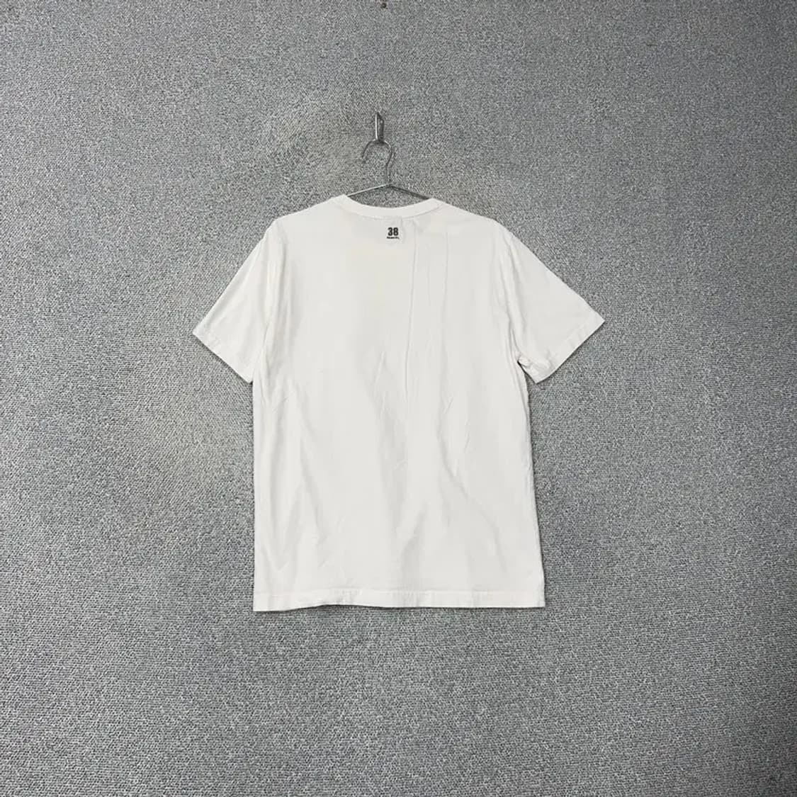 캉골 로고 화이트 반팔티 XL 상품이미지2