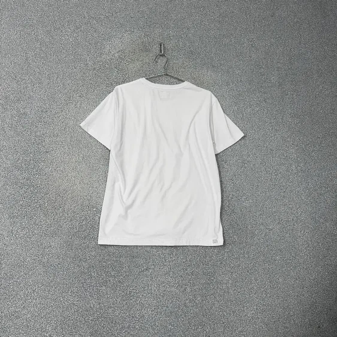 라코스테 프린팅 화이트 반팔티 XL 상품이미지2