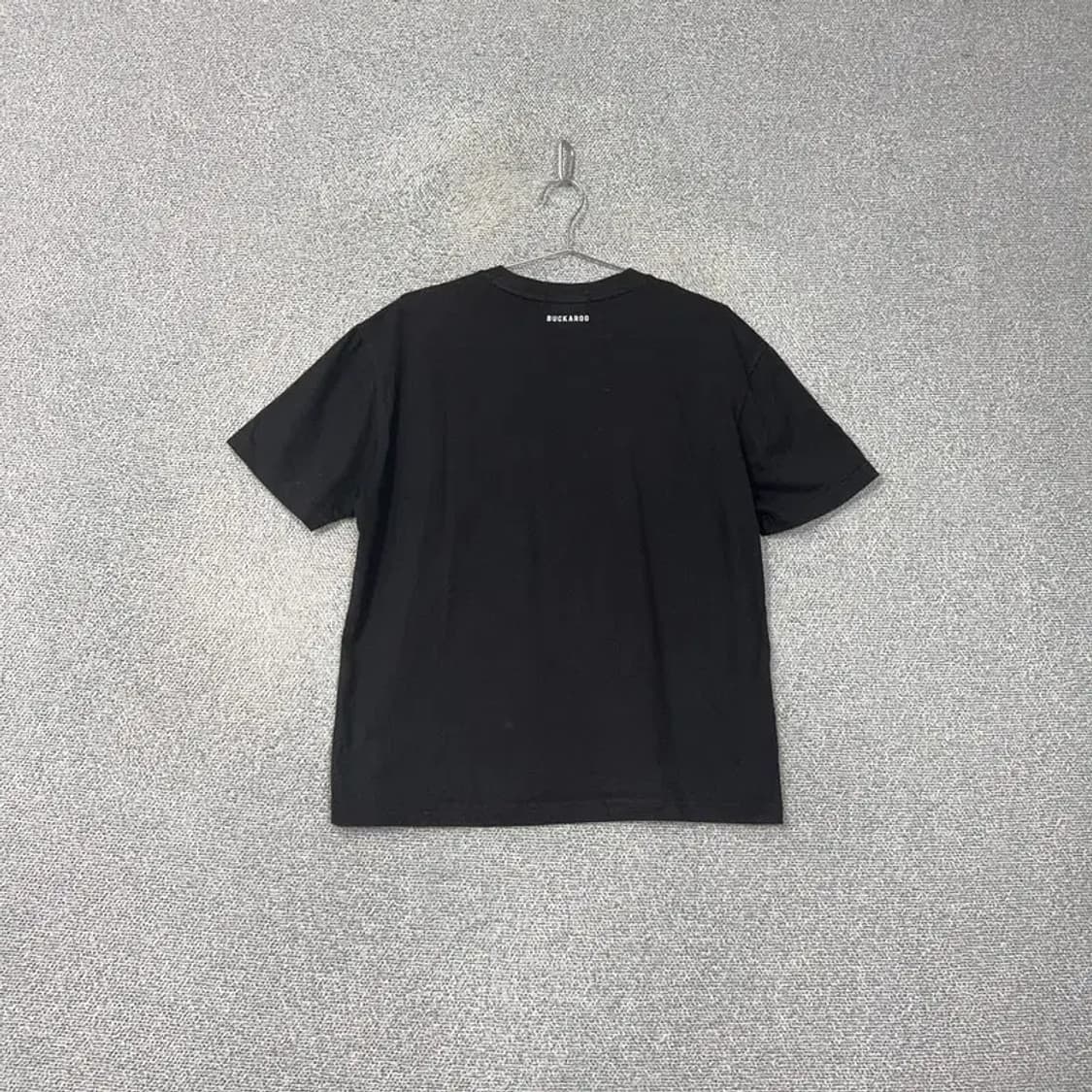 버커루 로고 블랙 반팔티 M 상품이미지2