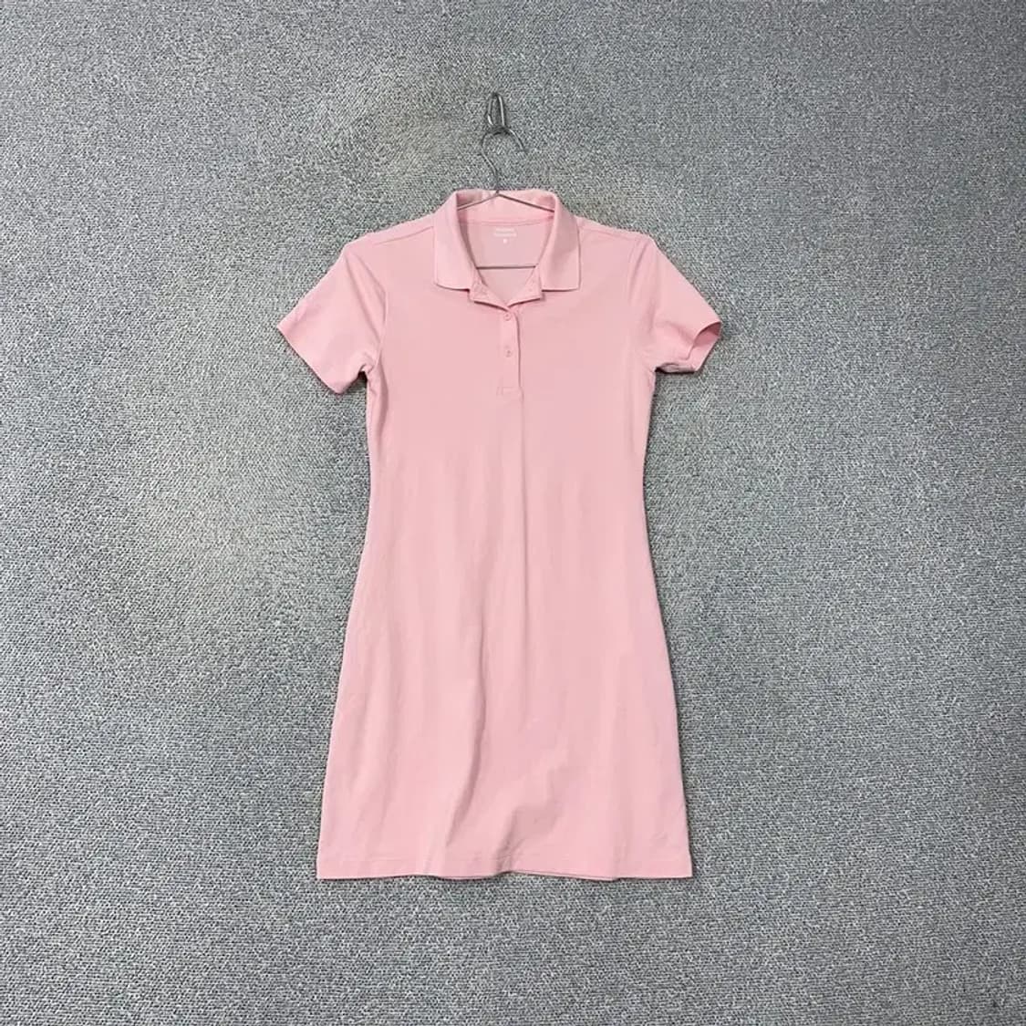 무신사스탠다드 연핑크 카라 원피스 S 상품이미지1