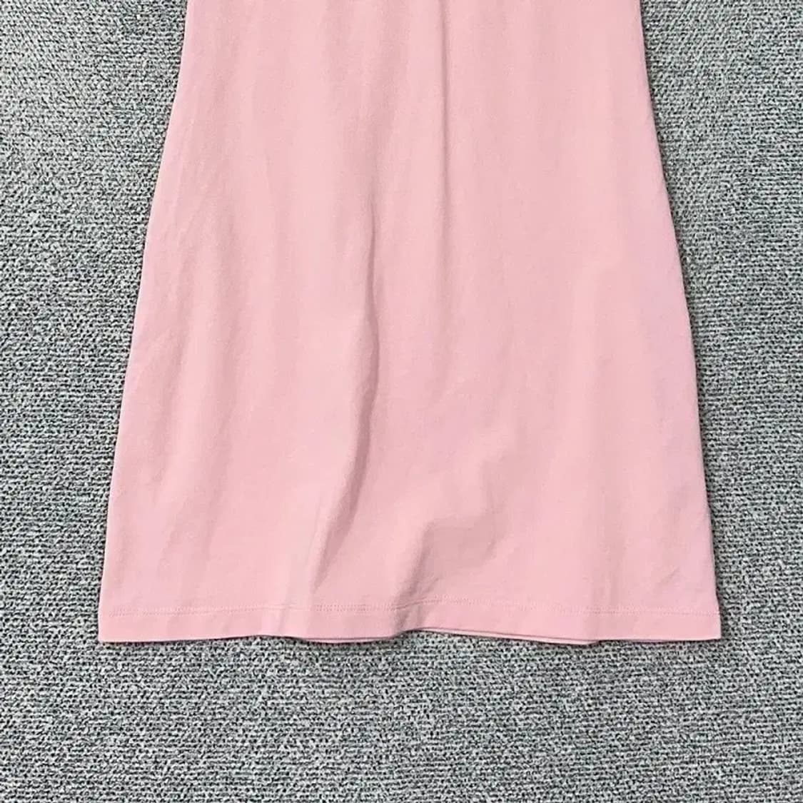 무신사스탠다드 연핑크 카라 원피스 S 상품이미지4